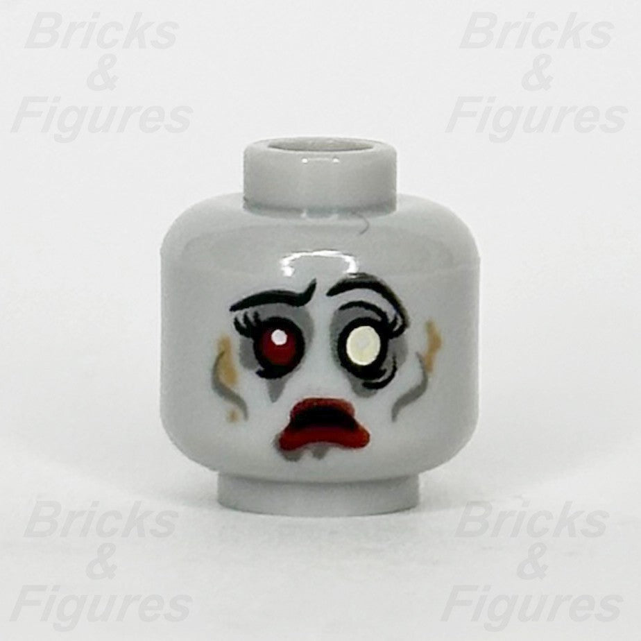 LEGO® Monster Fighters Zombie Bride Head Part Female Dual Sided Face 3626pb07650