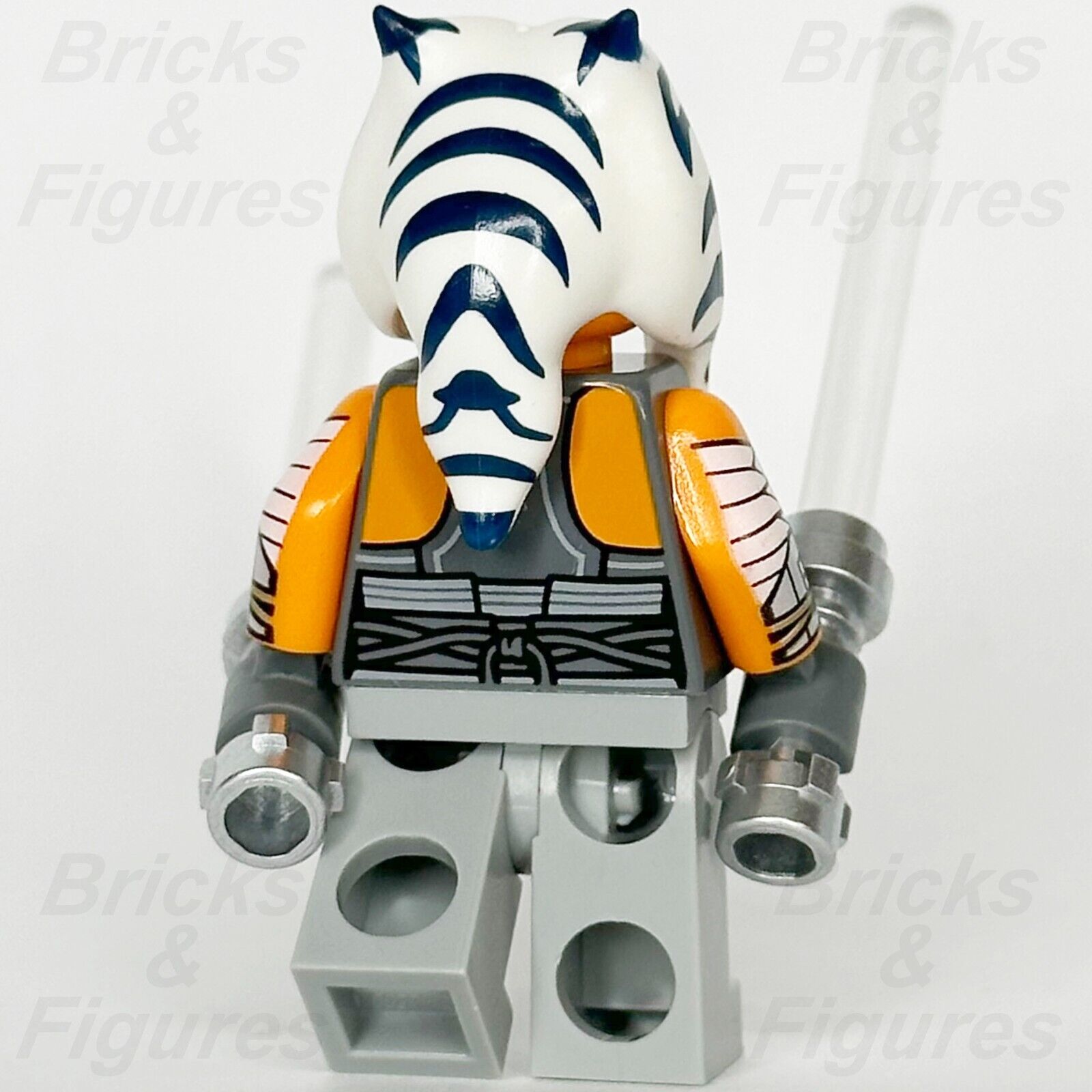 LEGO Star Wars Ahsoka Tano Minifigure Adult Jedi Master Light Grey 75385 sw1354 - Bricks & Figures