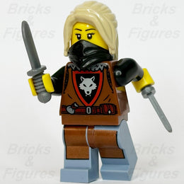 LEGO® Castle Wolfpack Minifigure Female Dagger 910057 Series 6 bdp282 Tan Hair0