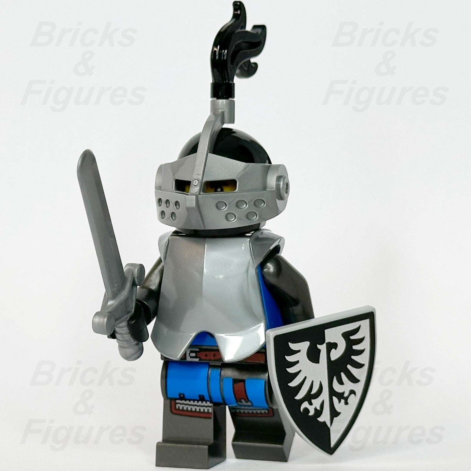 LEGO Castle Black Falcon Knight Minifigure Sword & Shield 910029 Series 1 bdp1031