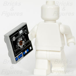 LEGO Star Wars Astromech Droid Access Panel Tile 2 x 2 Part Inverted 75339 TESB1