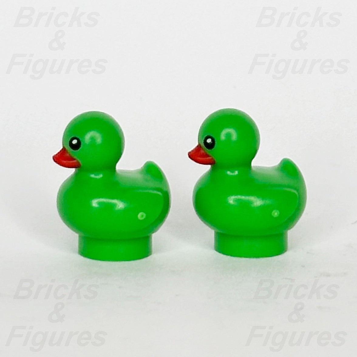 LEGO Bright Green Duckling Baby Duck Red Beak City Animal 49661pb02 Ducks x 21