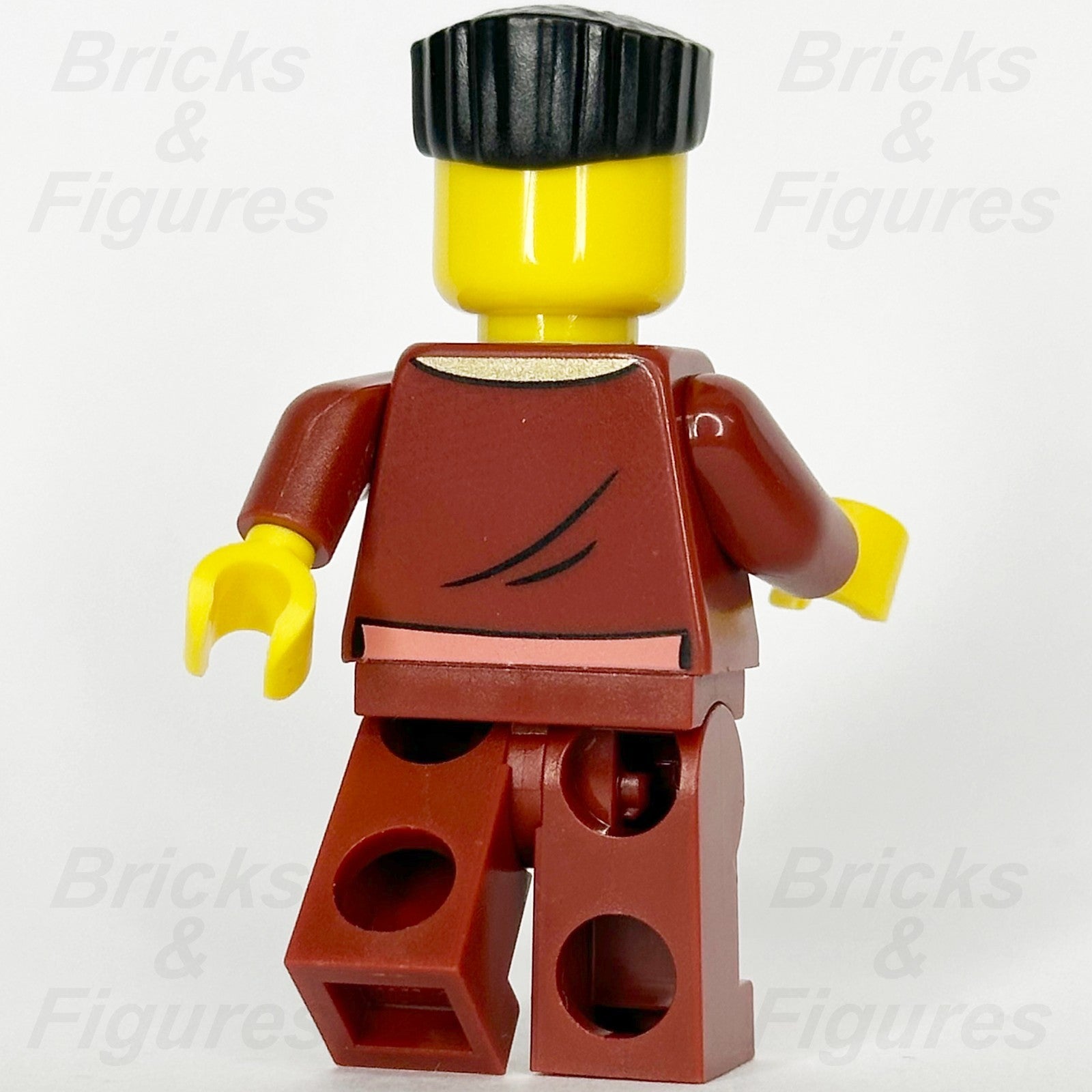 LEGO City Bandit Crook Minifigure Dark Red Jacket Police Town Male cty1738 604172