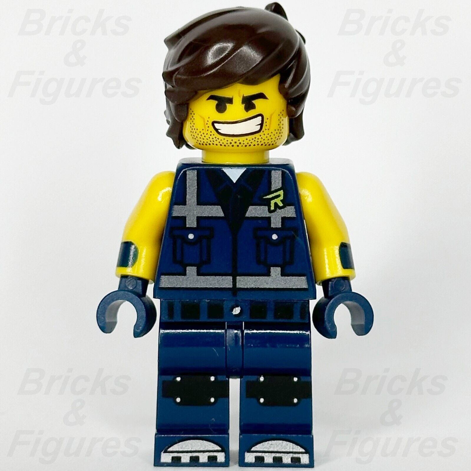 The LEGO Movie 2 Rex Dangervest Minifigure Smile / Angry 70835 70826 tlm112 - Bricks & Figures