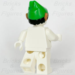 LEGO® Disney Black Elf Hair Bright Green Hat Minifigure Part Peter Pan 26025pb024