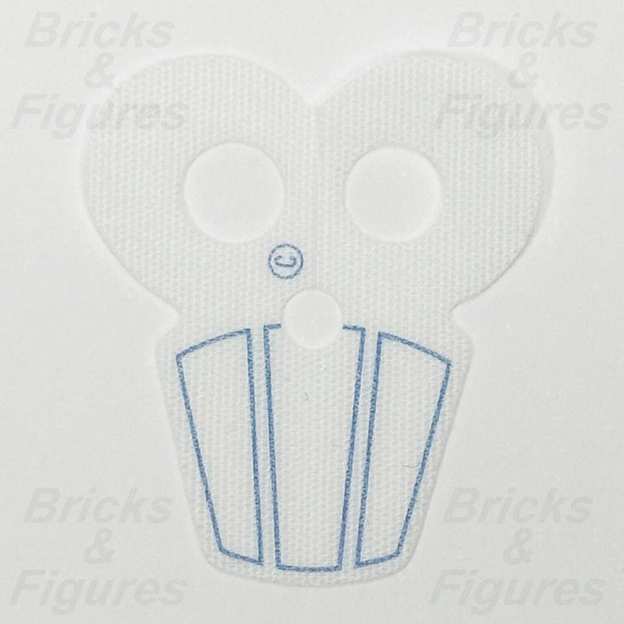 LEGO Star Wars Pauldron Minifigure Part Special Forces Clone Trooper White 75018 - Bricks & Figures