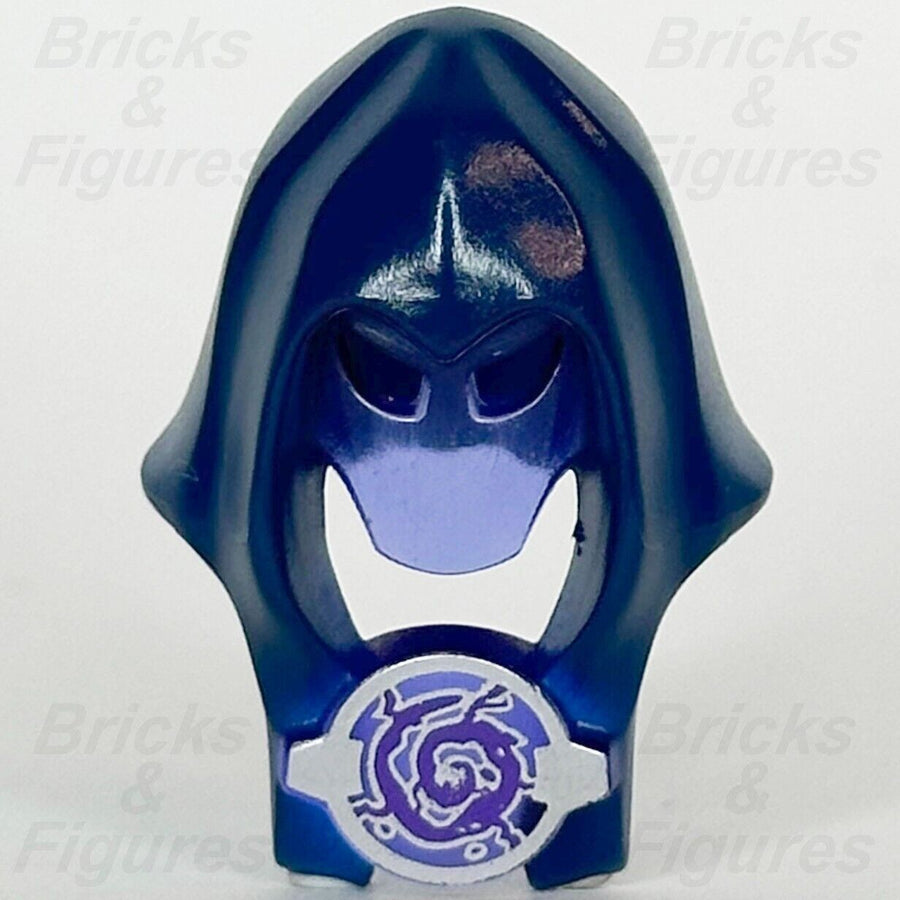 LEGO Ultra Agents AntiMatter Hood Minifigure Headgear Part Dark Blue 18731pb01 - Bricks & Figures