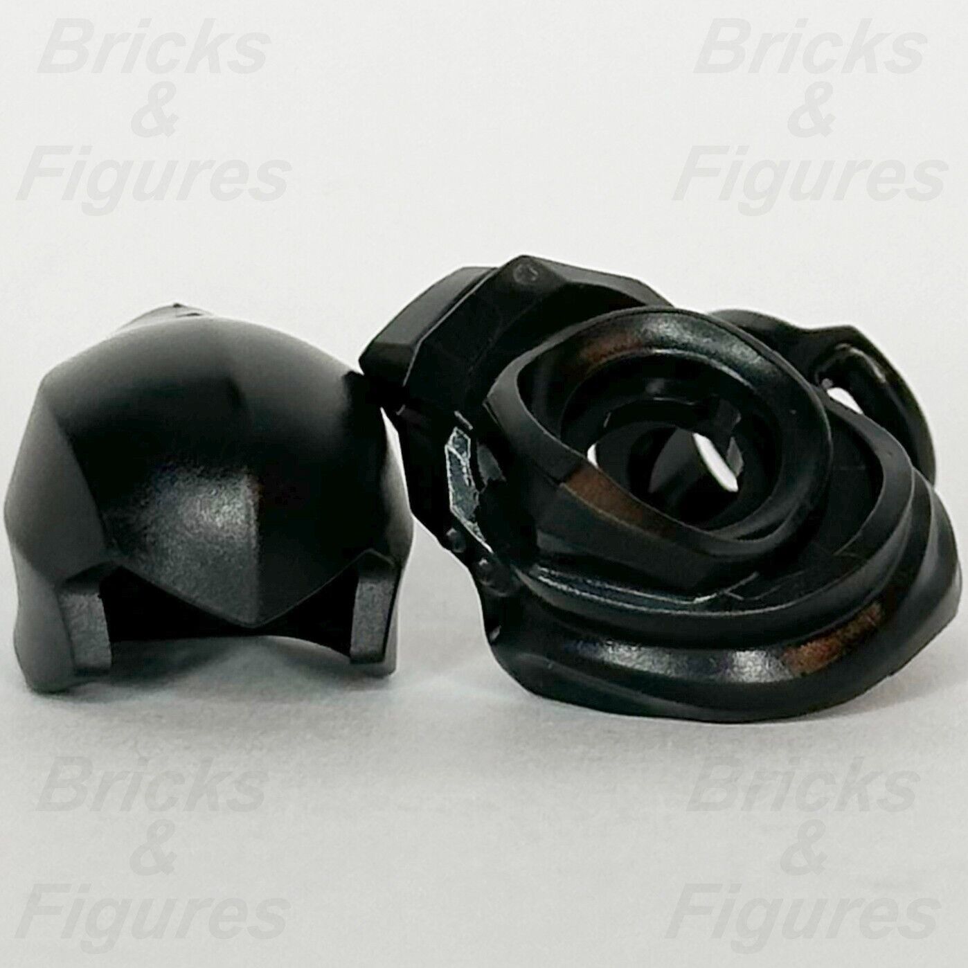 LEGO Ninjago Black Shoulder Armour Scabbard Minifigure Part w/ Helmet 2187 2188 - Bricks & Figures