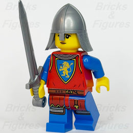 LEGO Castle Lion Knight Minifigure Female Sword 910057 Series 6 bdp278 Scared0