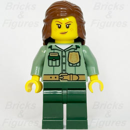 LEGO City Park Ranger Minifigure Recreation Green Shirt 60394 cty1528 Minifig1