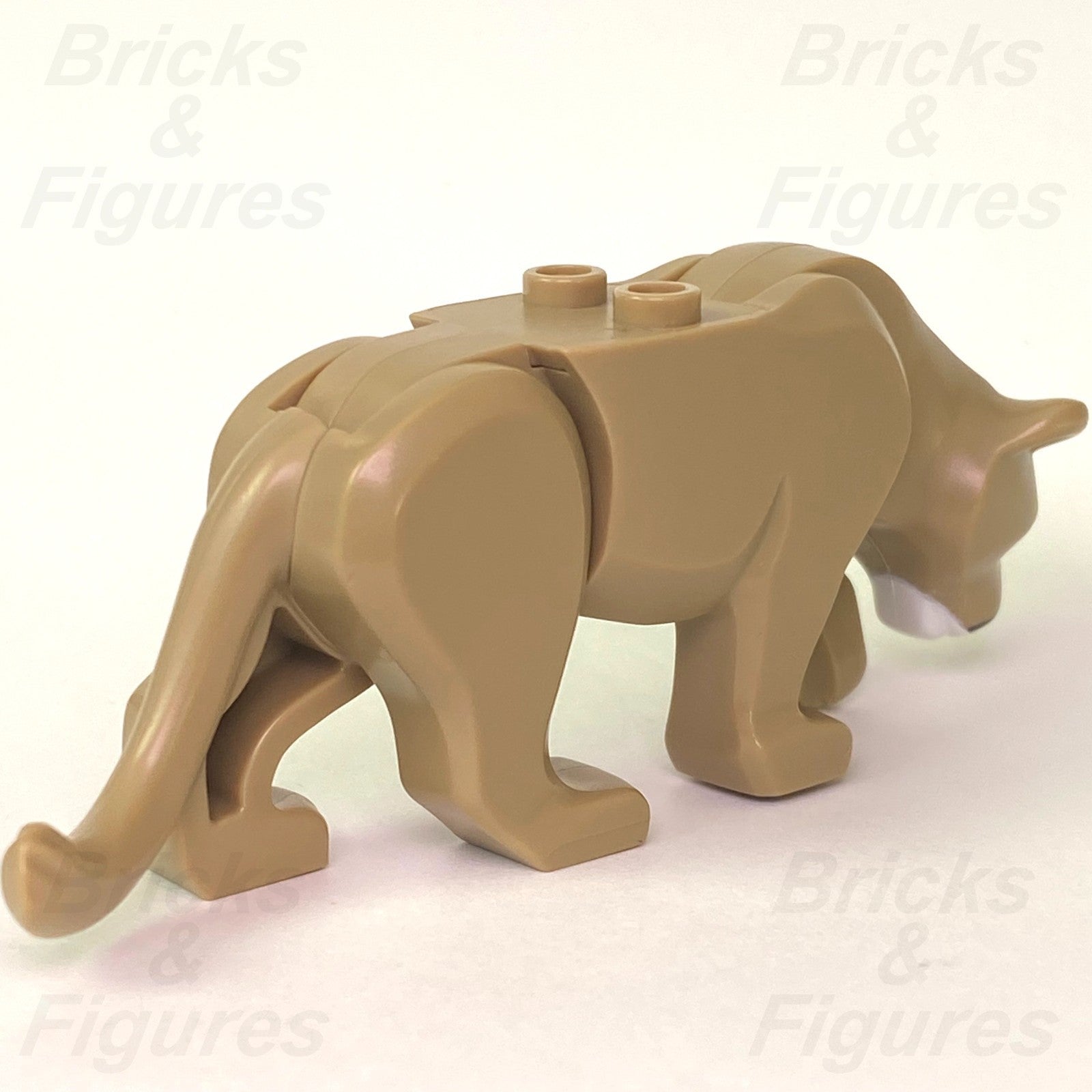 LEGO City Mountain Lion Animal Minifigure Part Police Large Cat 60174 Dark Tan2