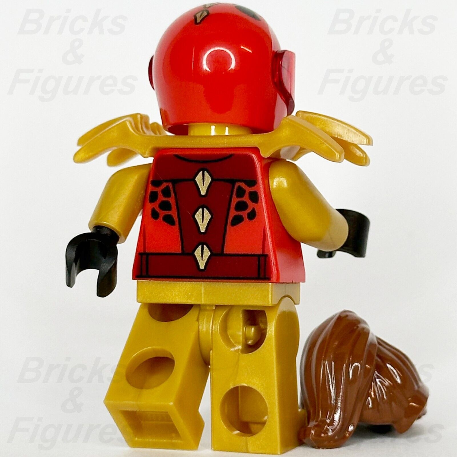 LEGO City Stuntz Driver Minifigure Red Gold Racing Jacket & Helmet 60360 cty1577 - Bricks & Figures