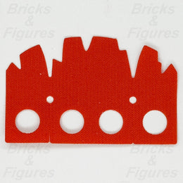 LEGO Red Tattered Skirt Minifigure Part Cloth Uneven Ends Series 27 110633 710483