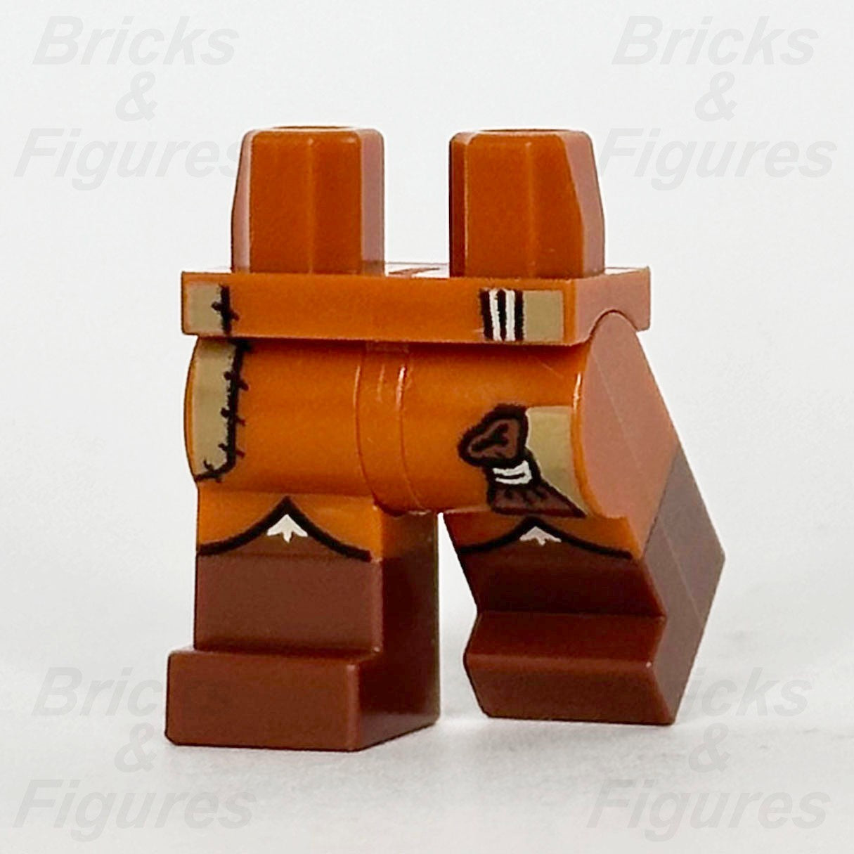 LEGO Dungeons & Dragons Elf Bard Minifigure Legs Part Reddish Brown Boots 710470