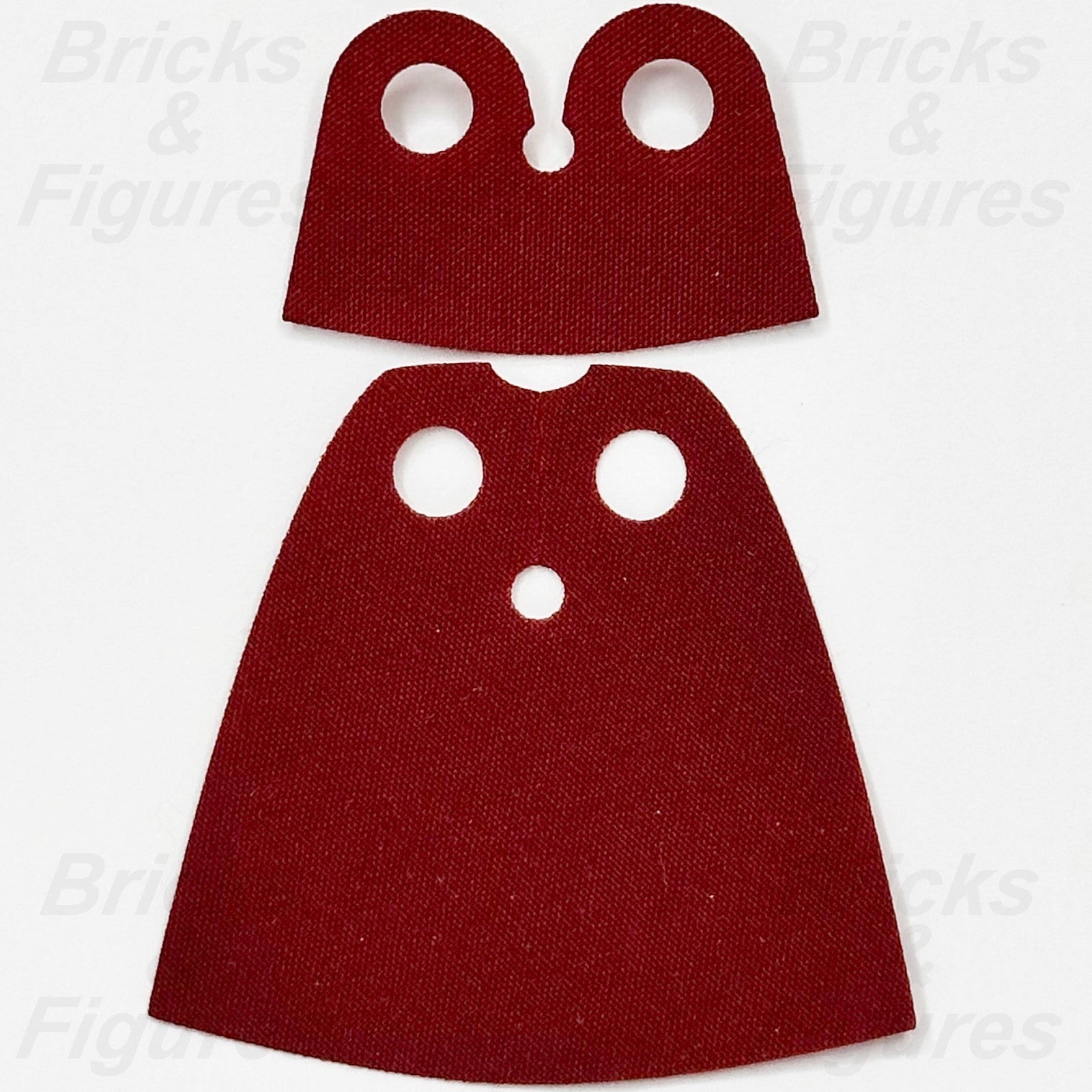 LEGO Dark Red Minifigure Cape Part Collar Cloth Starched Fabric Szass Tam 710470