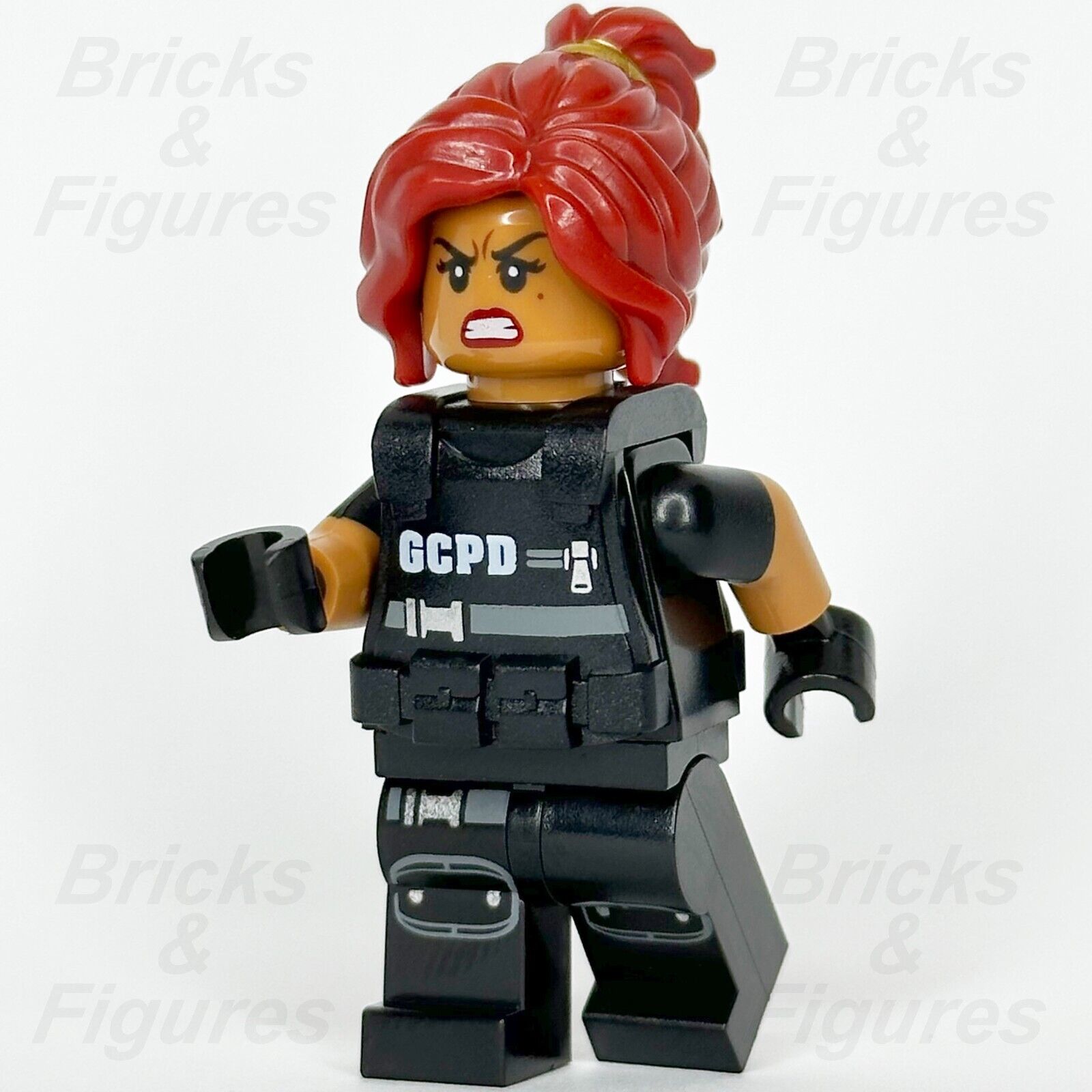LEGO Super Heroes Barbara Gordon Minifigure SWAT Vest Batman DC 70908 sh328 - Bricks & Figures