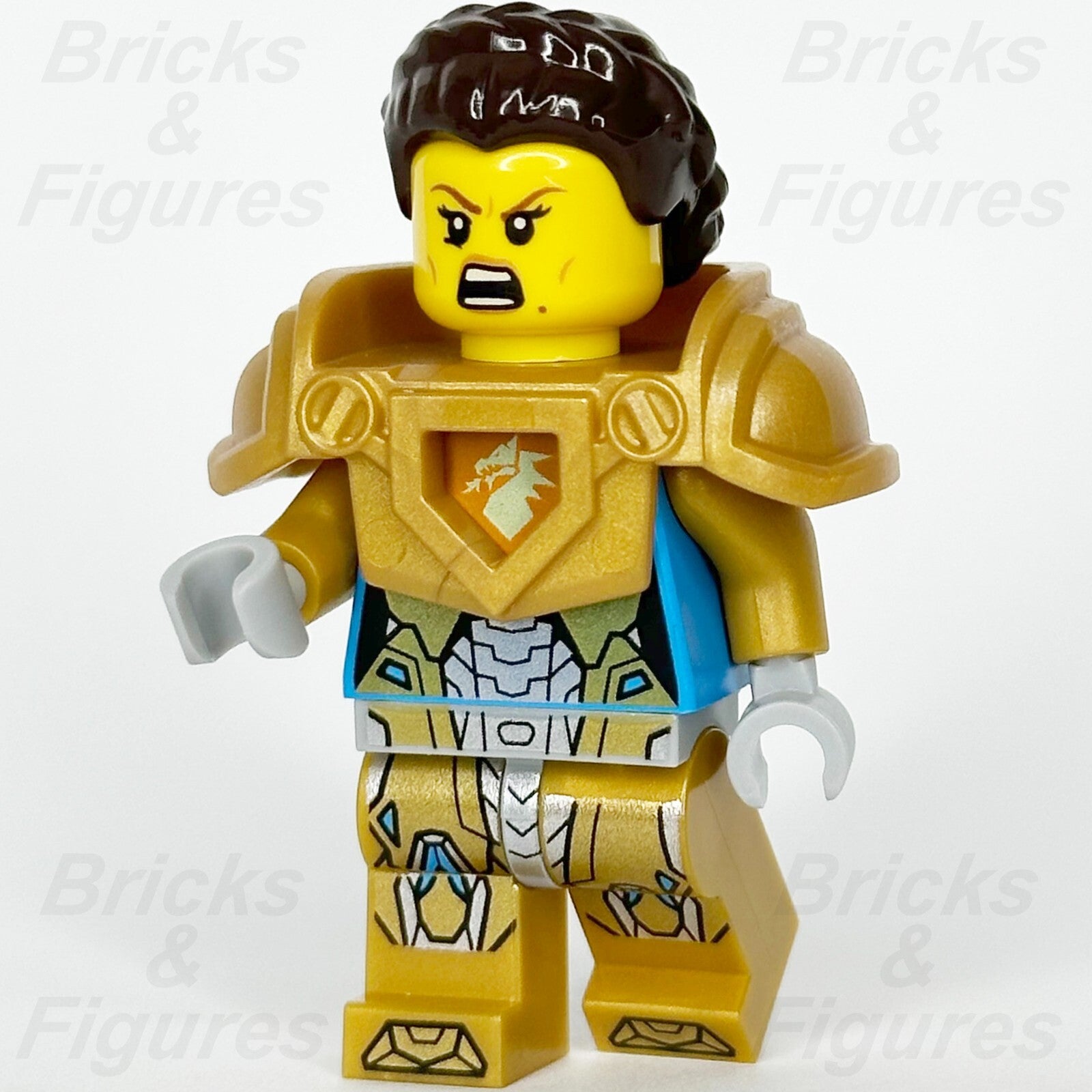 LEGO® Nexo Knights Queen Halbert Minifigure Pearl Gold Armour 70349 nex066 Used0