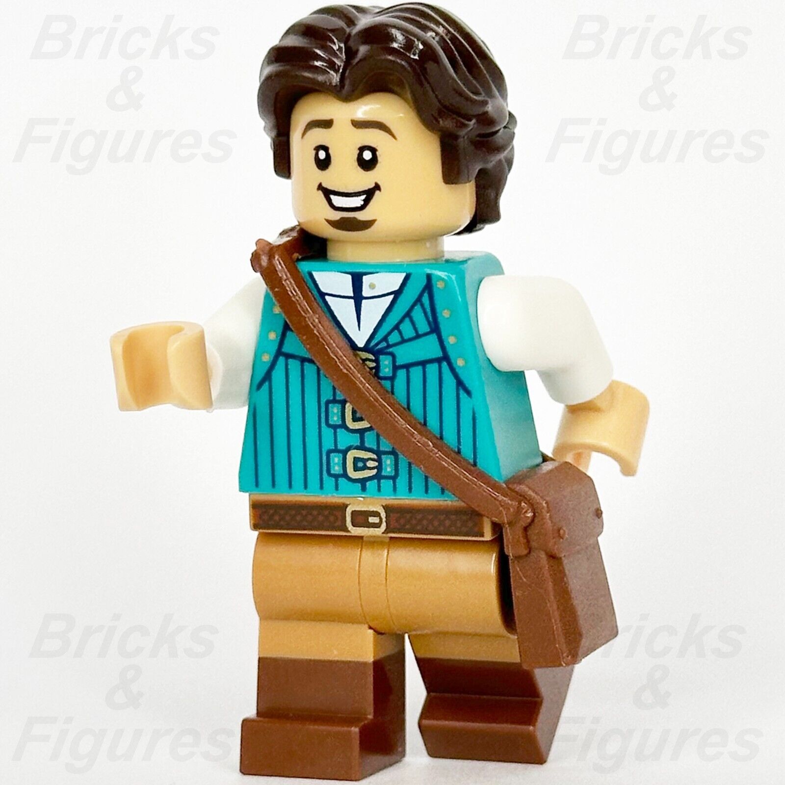 LEGO Disney Flynn Rider Minifigure Disney 100 Tangled Prince 43222 dis137 - Bricks & Figures