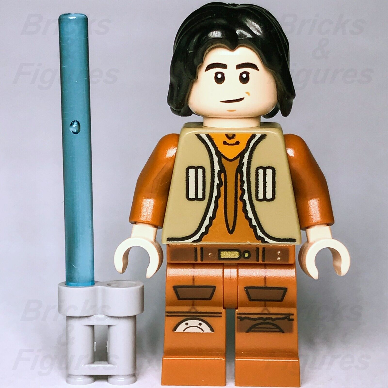 LEGO Star Wars Ezra Bridger Minifigure Rebels Padawan 75058 75090 sw0574 Rare - Bricks & Figures