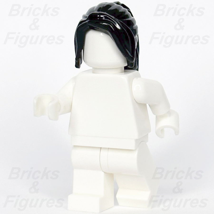 LEGO Black Hair Ponytail with Side Bangs Minifigure Part Long Hair 62696 60081003