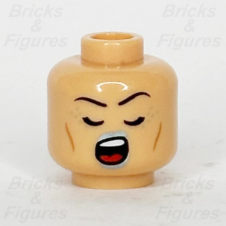 LEGO Dungeons & Dragons Elf Bard Minifigure Head Part Female Dual Sided 710471