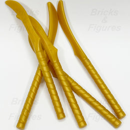 LEGO® Elven Warrior Sword Minifigure Weapon Part Pearl Gold Blade 11156 x 51