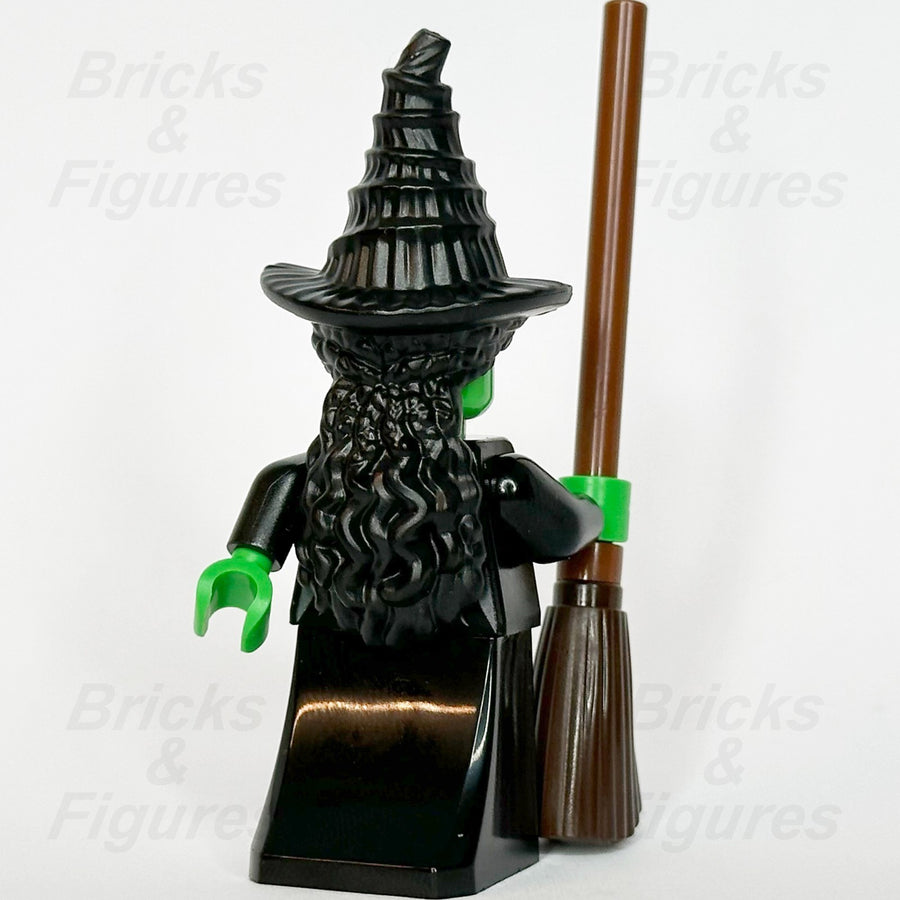 LEGO Wicked Elphaba Minifigure Black Dress Broom Witch of the West 75691 wck0192