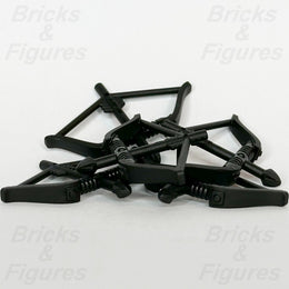 LEGO Black Bow Recurve Minifigure Weapon Part Arrow Drawn Super Heroes 76269 - Bricks & Figures