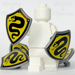 LEGO Castle Serpent Knight Minifigure Shield Part Black Snake 31168 Creator x 51