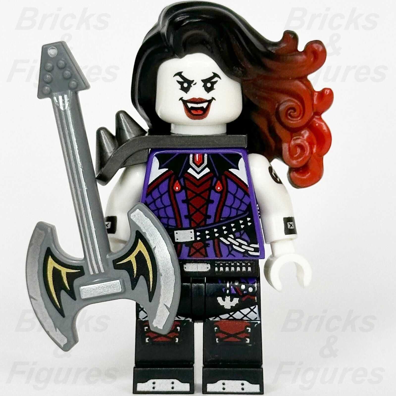 LEGO Vidiyo Vampire Bassist Minifigure Bandmates Series 2 Female 43108 vid045 - Bricks & Figures