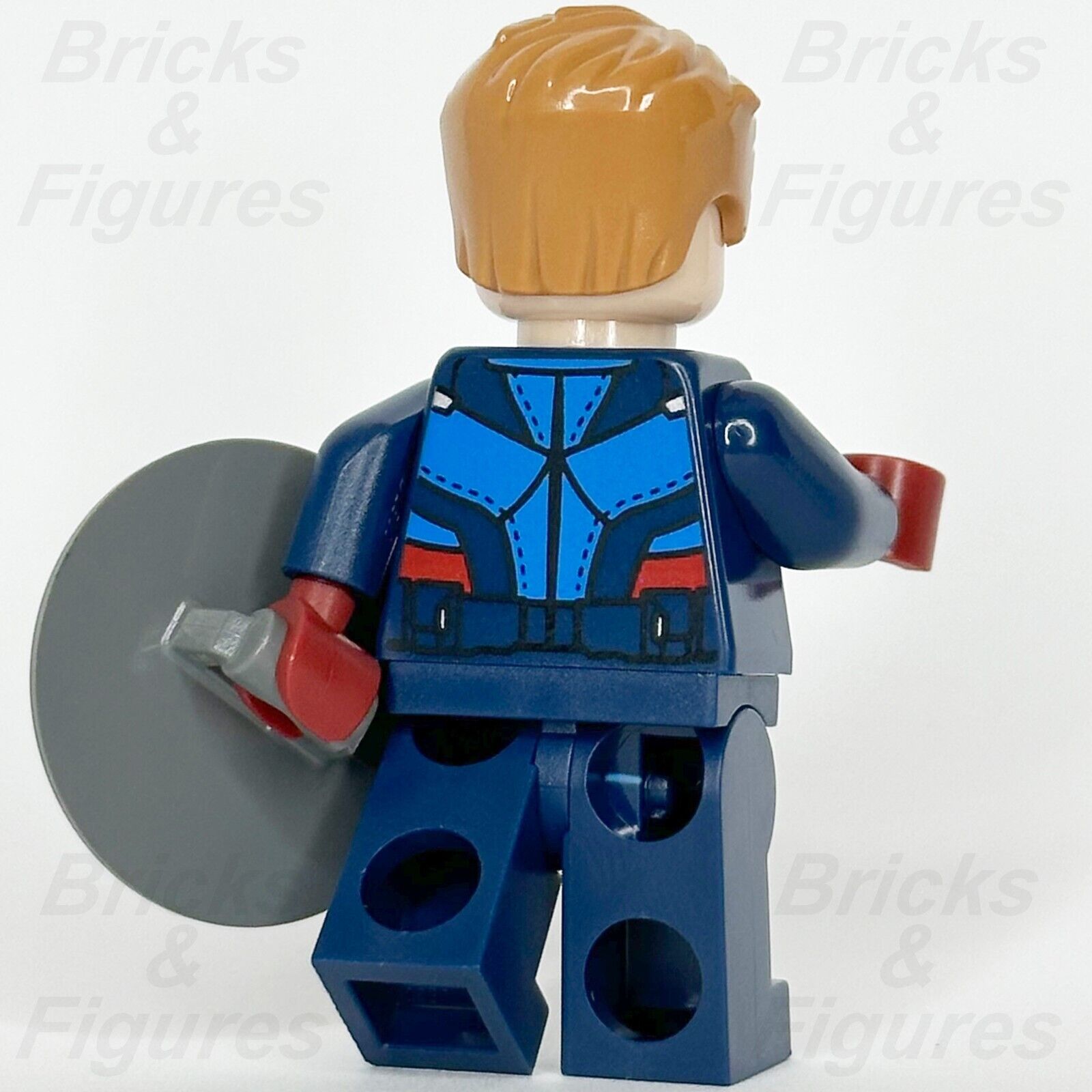 LEGO Super Heroes Captain America Minifigure Avengers with Shield 76269 sh908 - Bricks & Figures