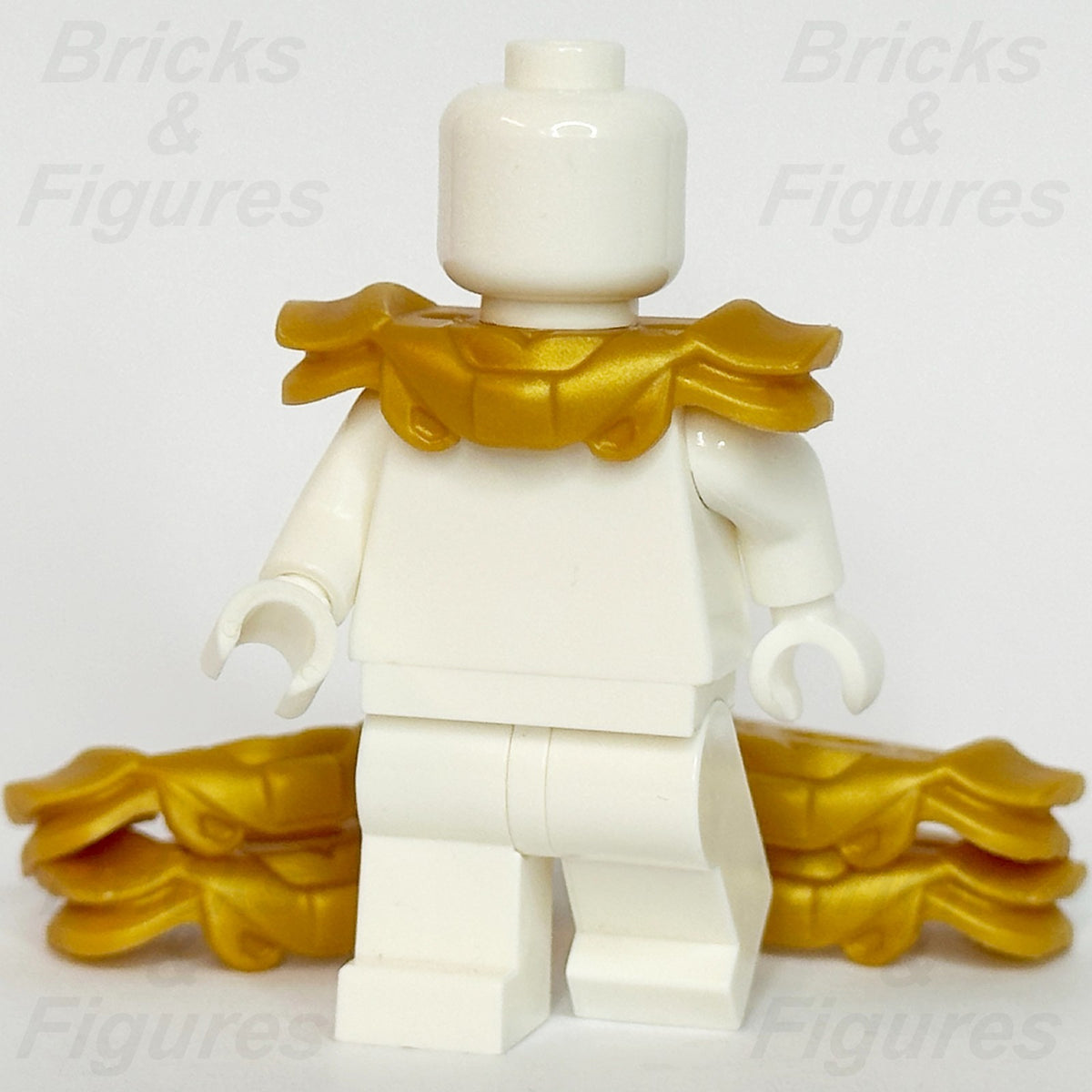 LEGO Ninjago Pearl Gold Shoulder Armour Minifigure Part Double Flaps 35635 x 51
