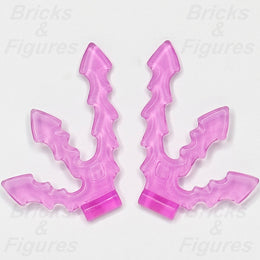 LEGO Lightning Bolt Minifigure Accessory Part Magic Trans Dark Pink 5688 x 20
