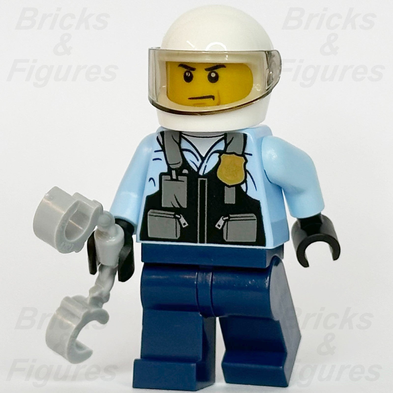 LEGO City Police Motorcyclist Minifigure Helmet Safety Vest 952001 60244 cty11430