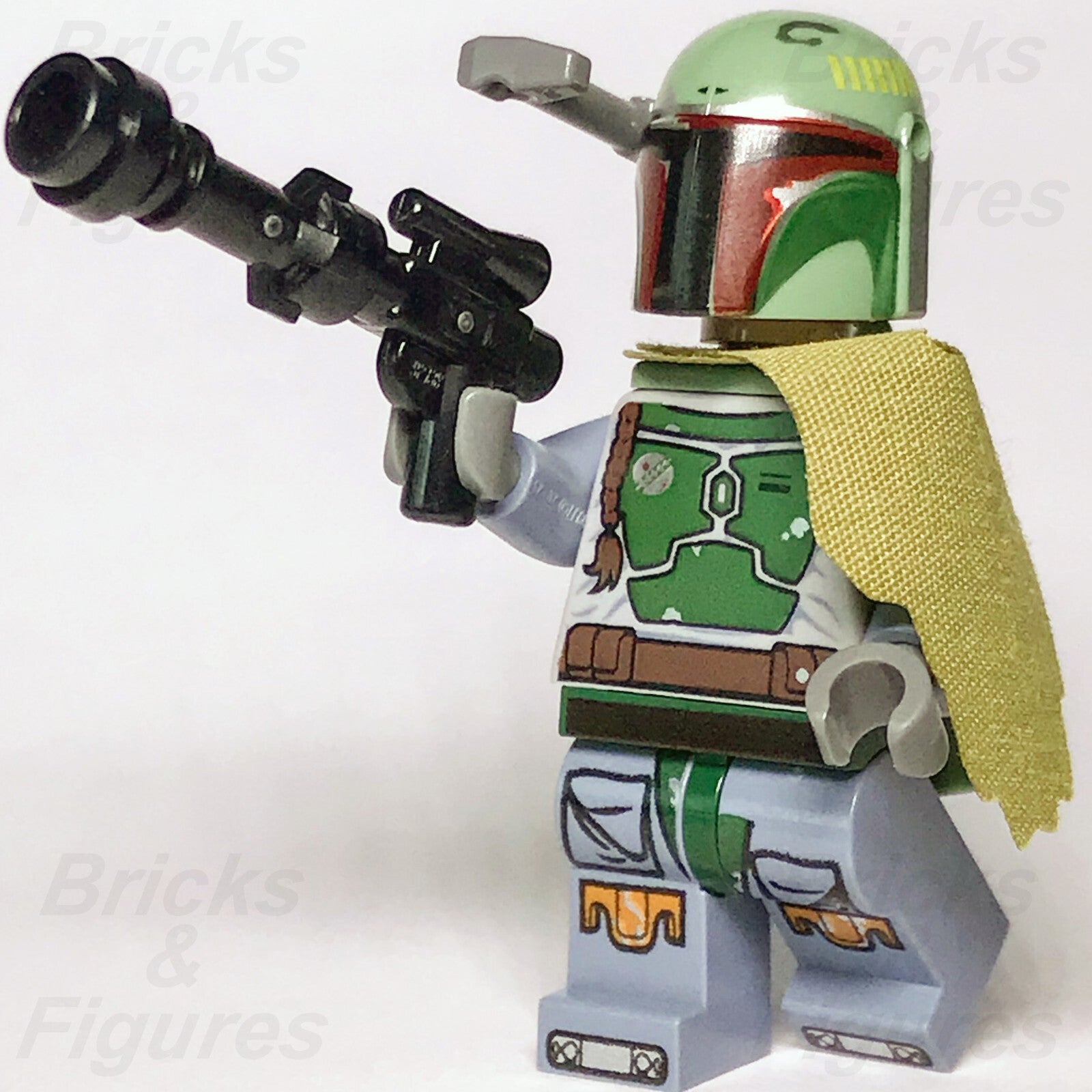 LEGO Star Wars Boba Fett Minifigure Mandalorian Bounty Hunter 75174 sw0822 Used0