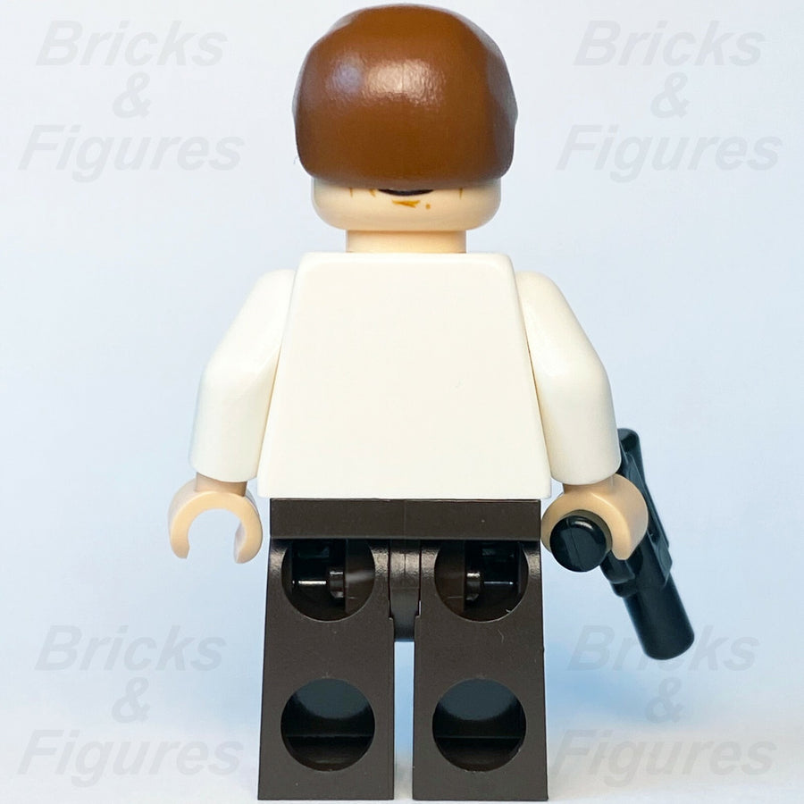 LEGO Star Wars Han Solo Minifigure Rebel Alliance Carbonite Outfit 75137 Used2