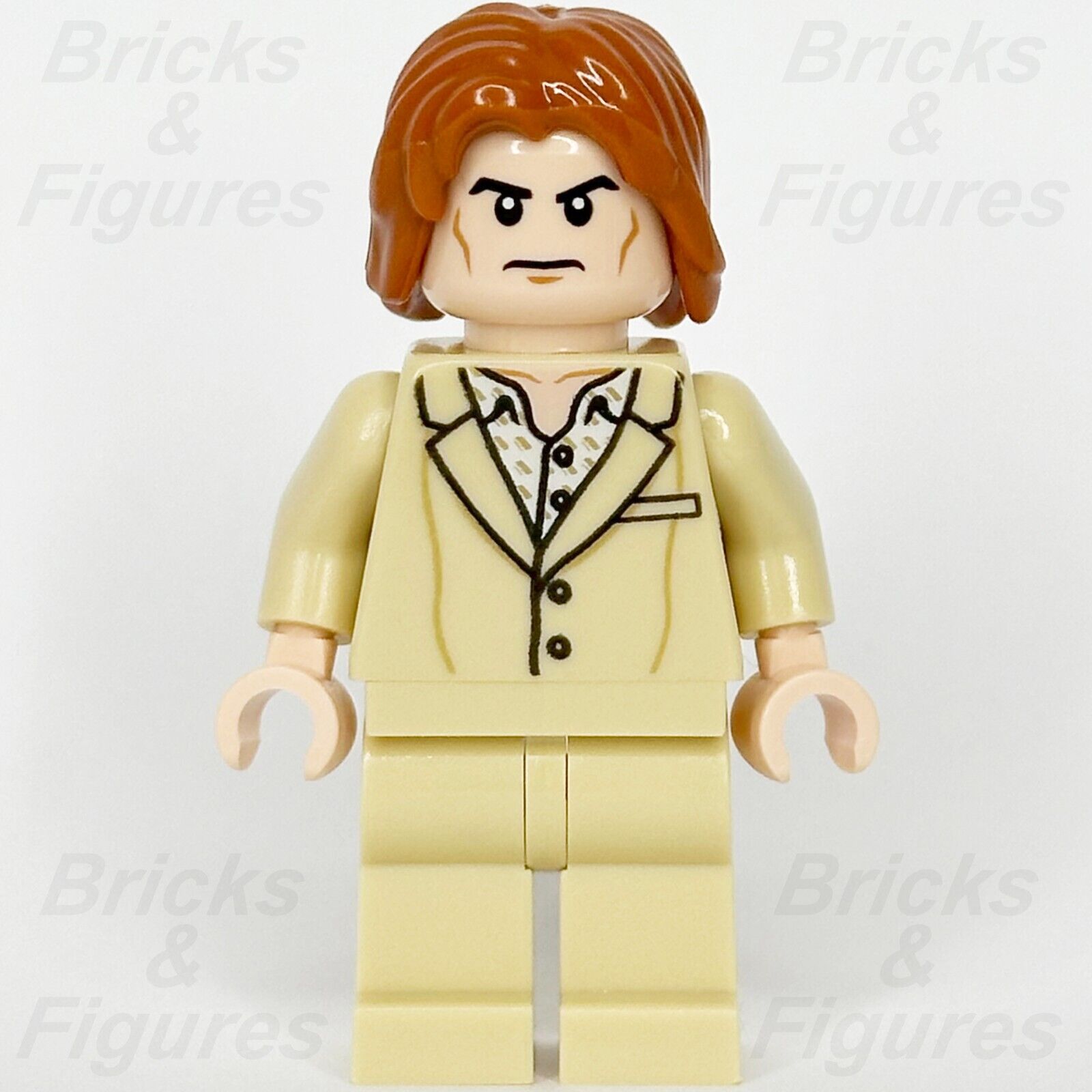 LEGO Super Heroes Lex Luthor Minifigure Dawn of Justice DC Tan Suit 76046 sh222 - Bricks & Figures