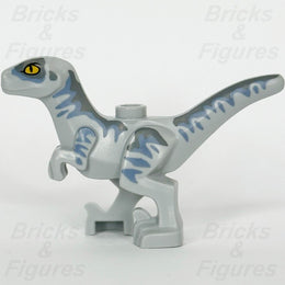 LEGO Jurassic World Baby Raptor Dinosaur Minifigure Part Grey & Blue 76963 76965 - Bricks & Figures