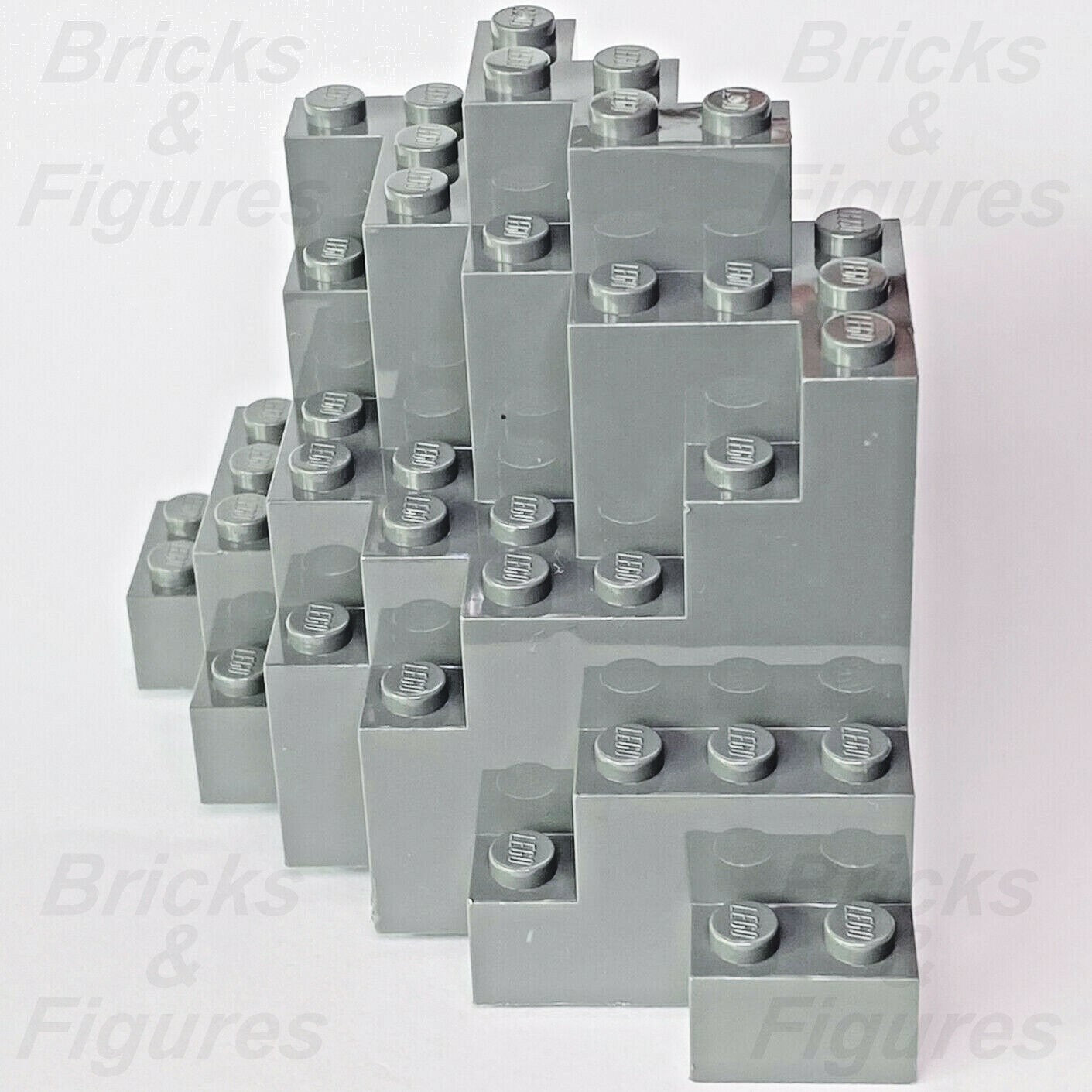LEGO Dark Bluish Grey Rock Panel Symmetric (MURP) Brick 8 x 8 x 6 Part 239962
