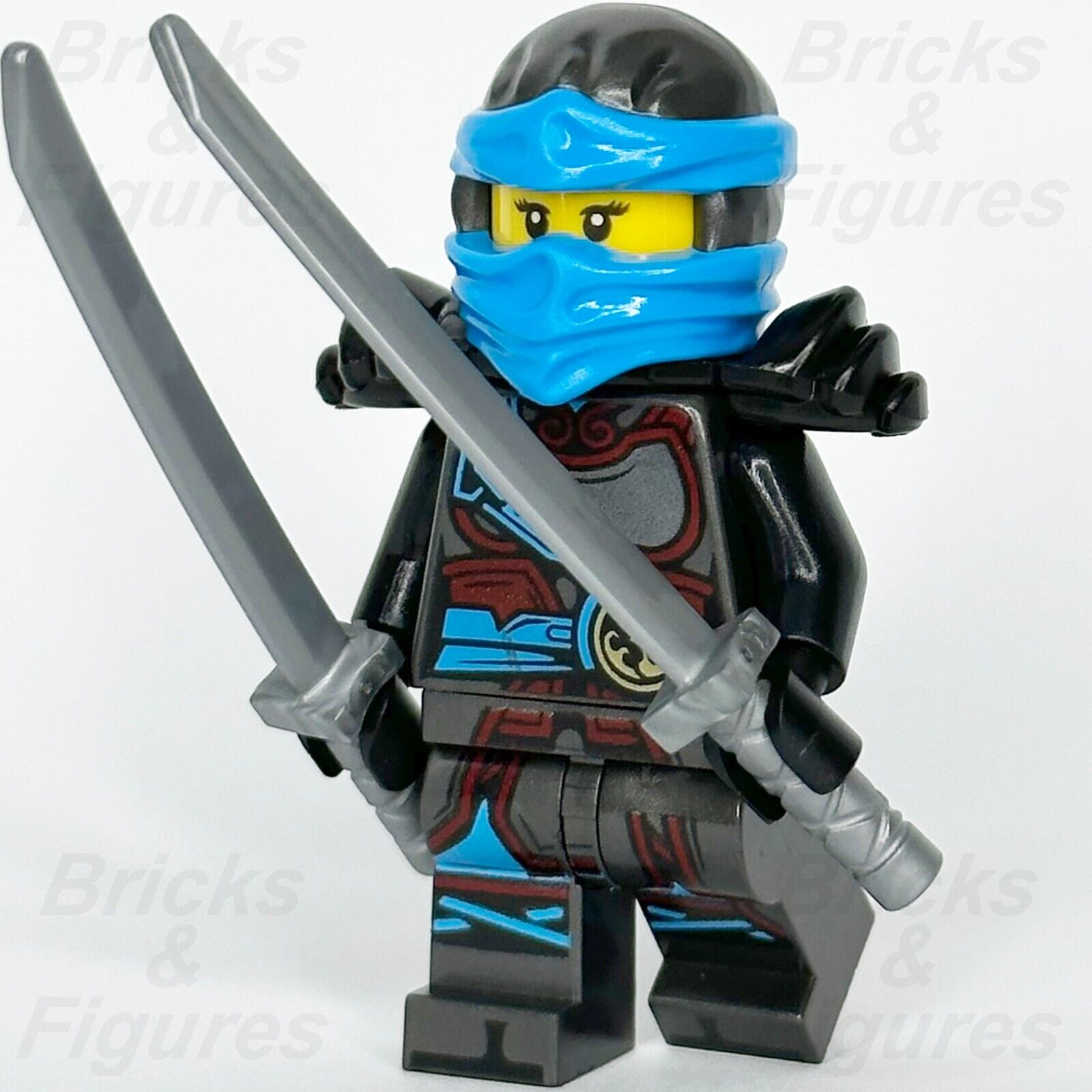 LEGO Ninjago Nya Minifigure Hands of Time Black Armour Water Ninja 70625 njo278 - Bricks & Figures
