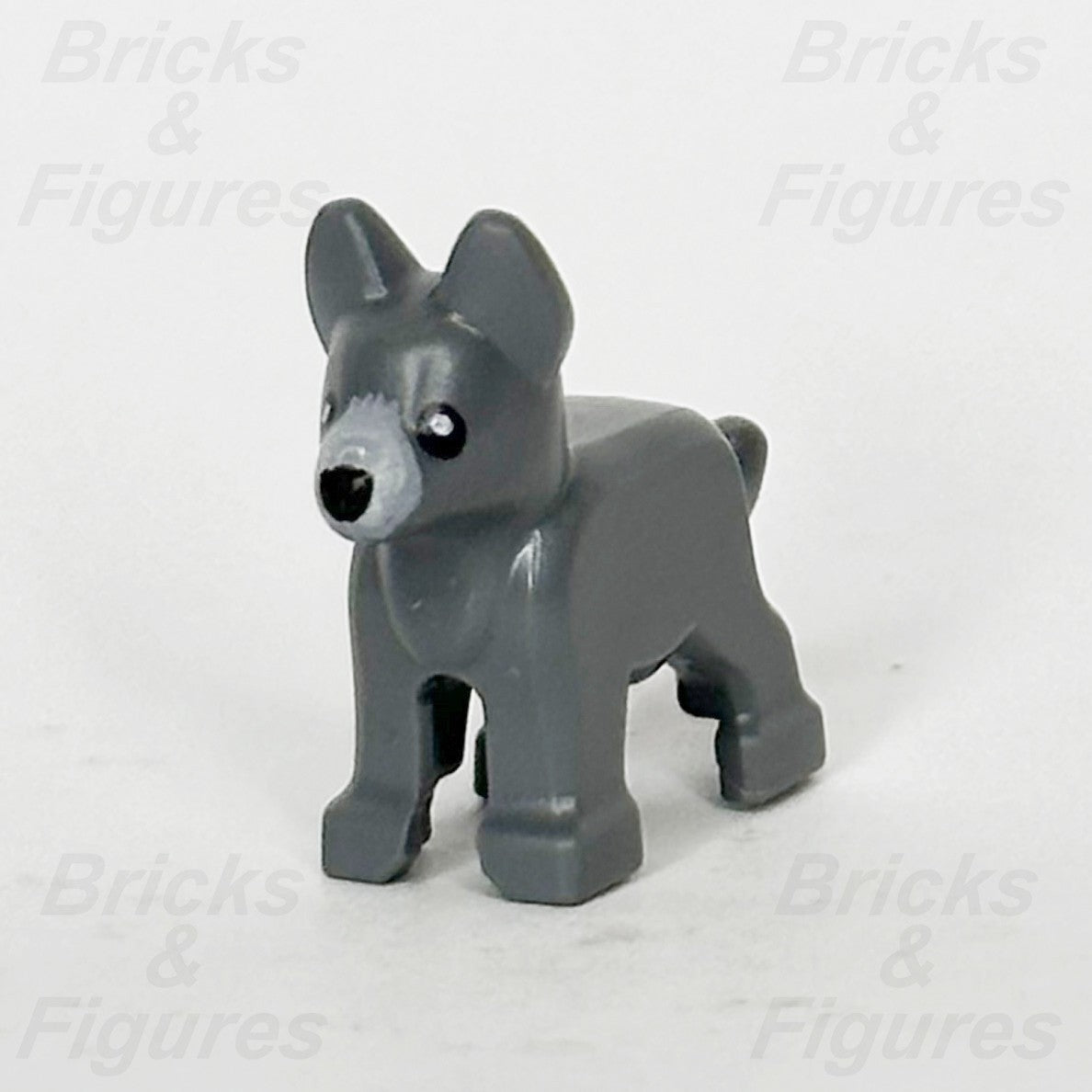LEGO Dark Bluish Grey German Shepherd Puppy Dog Animal Minifigure 71047 Alsatian0