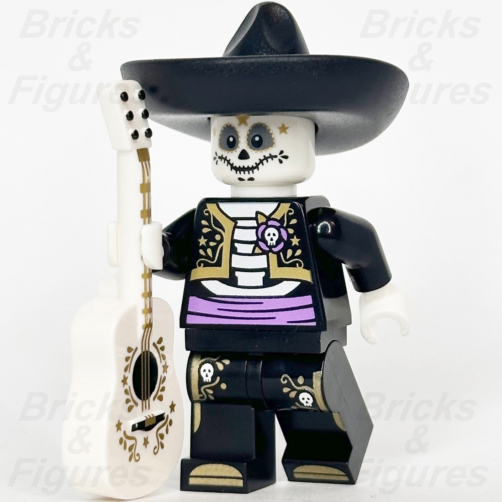 LEGO Mariachi Minifigure Halloween w/ White Guitar Build-A-Minifigure BAM 20250