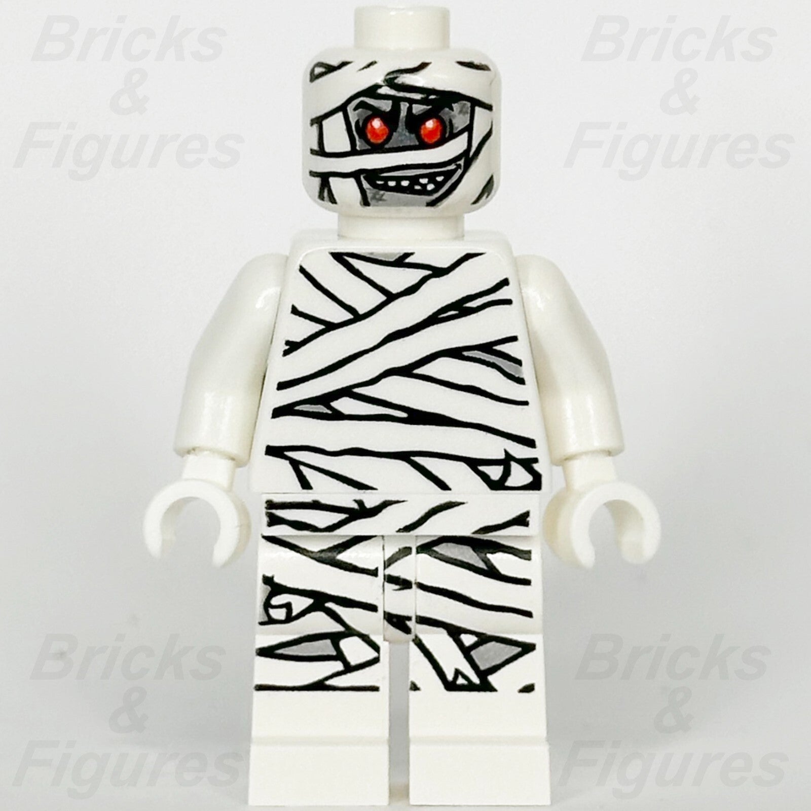 LEGO Monster Fighters Mummy Minifigure NonGlow in the DARK White 9462 Used1