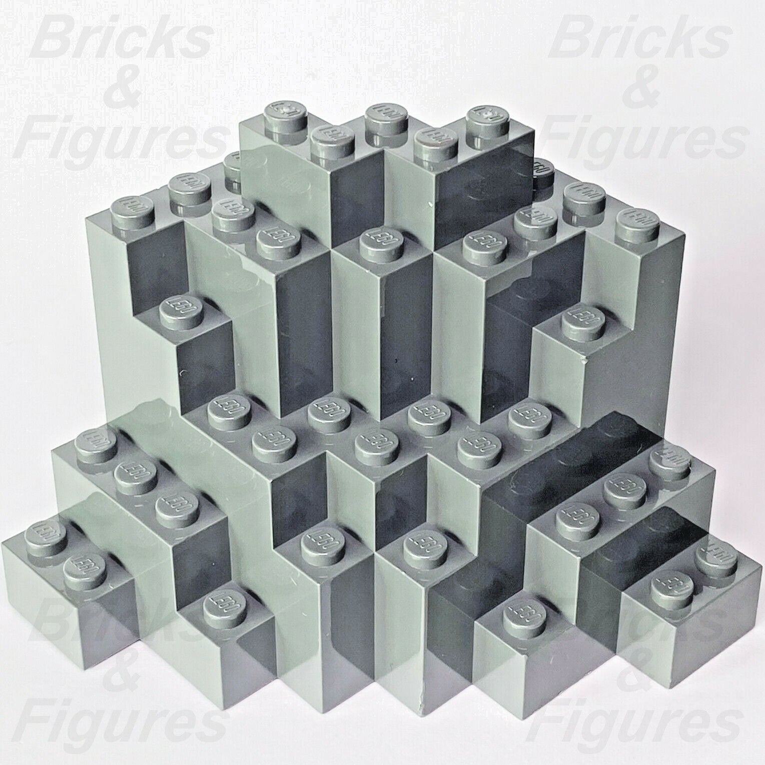 LEGO Dark Bluish Grey Rock Panel Symmetric (MURP) Brick 8 x 8 x 6 Part 239960