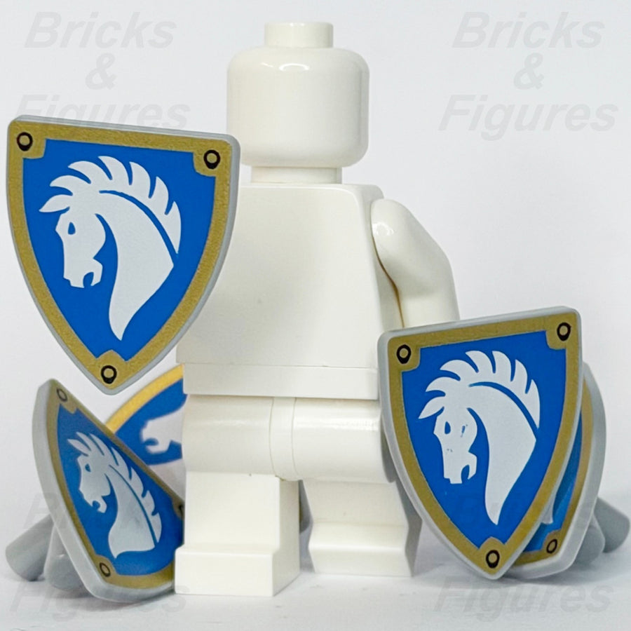 LEGO Castle Horse Knight Minifigure Shield Part Triangular 3846pb079 31168 x 50