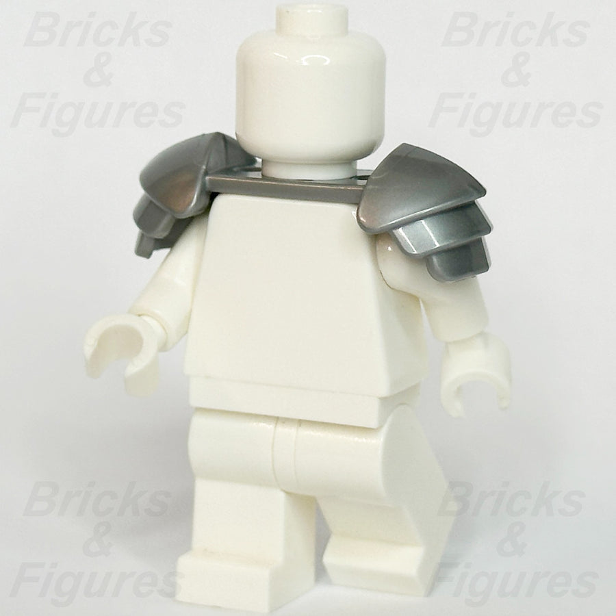 LEGO Castle Flat Silver Shoulder Armour Knight Minifigure Part 21325 37614 406011
