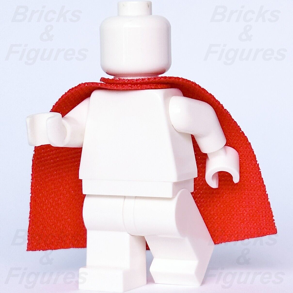 LEGO Red Minifigure Cape Cloth Tear Drop Neck Cut Spongy Body Wear Part 36618 - Bricks & Figures