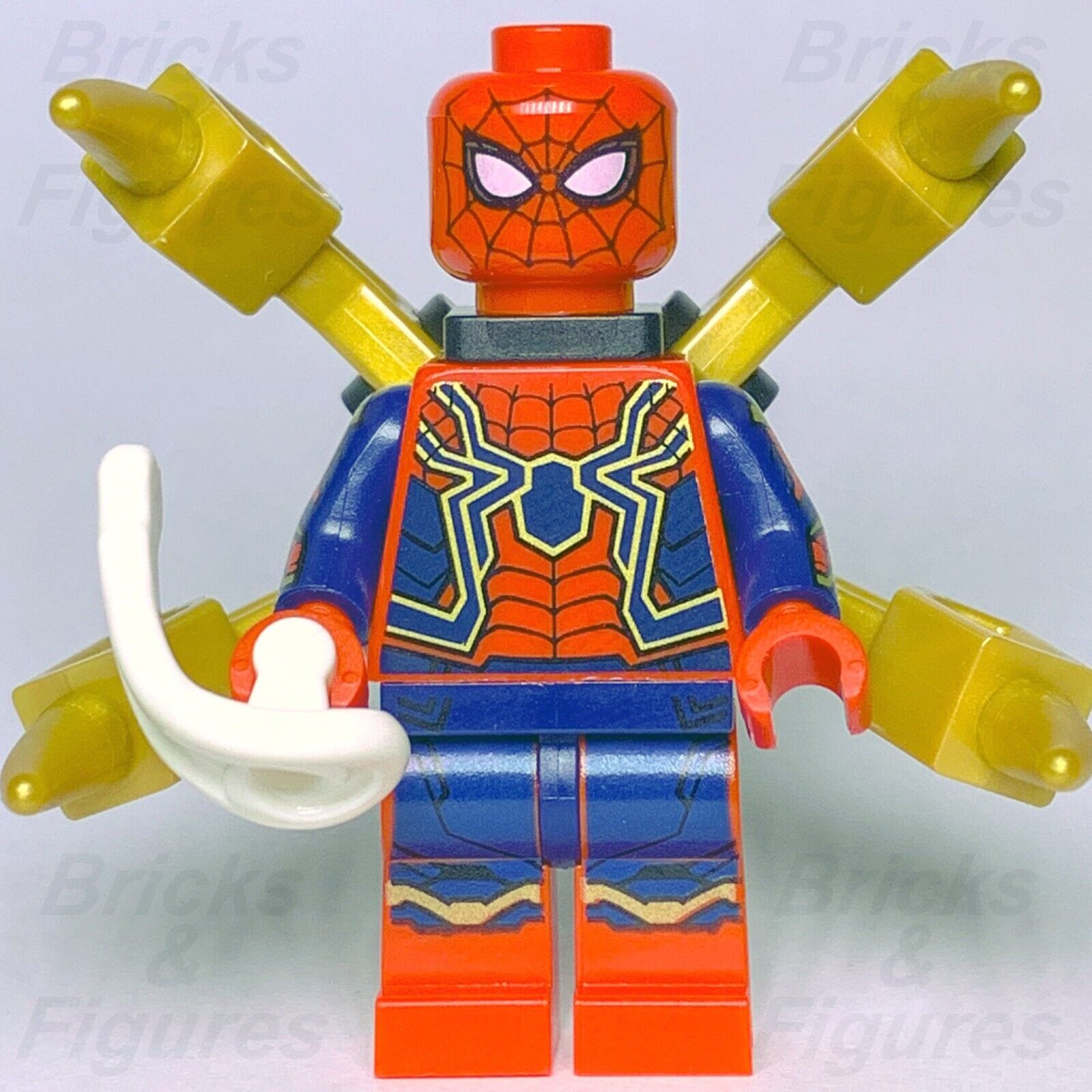 LEGO Super Heroes Iron Spider-Man Minifigure Marvel Avengers 76178 76198 sh510 - Bricks & Figures