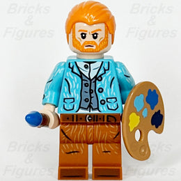 LEGO Ideas Vincent Van Gogh Minifigure Painter Artist Paint Brush 21333 idea106 - Bricks & Figures