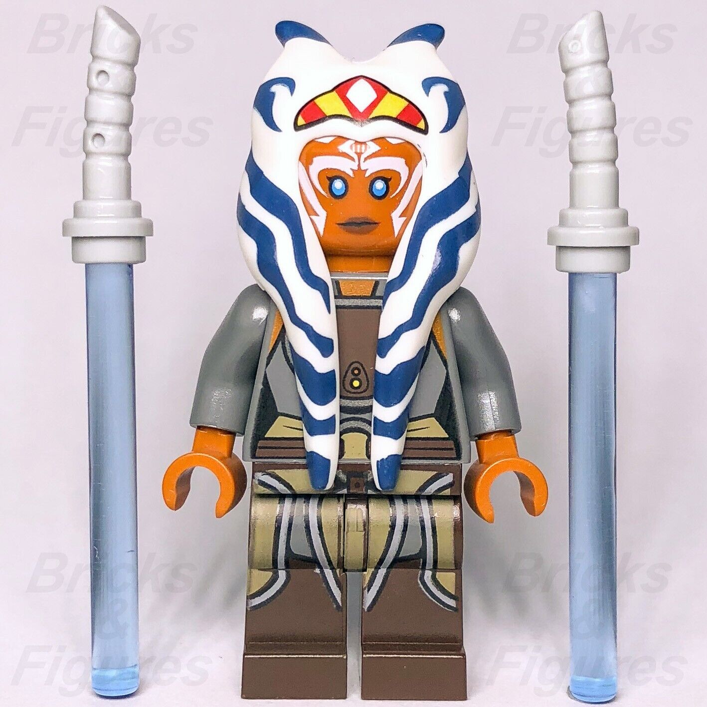 LEGO Star Wars Ahsoka Tano Minifigure Adult Jedi Master Rebels 75158 sw0759 New - Bricks & Figures
